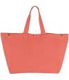 KI3208 Kimood Faded Cotton Shopper Washed Coral Pink colour image